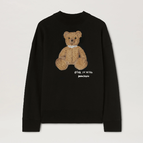 Bear In Mind Black Sweatshirt Bear In Mind Black Sweatshirt