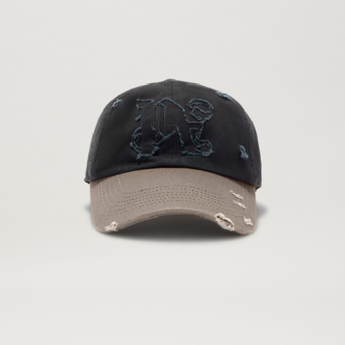 Palm Angel Blue Ripped Monogram Cap Palm Angel Blue Ripped Monogram Cap